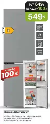 Milar Grundig - combi gkpn6520xp oferta