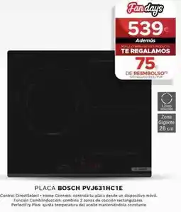 Milar Bosch - placa pvj631hc 1e oferta