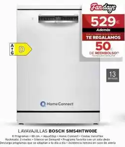 Milar Bosch - lavavajillas sms4htw00e oferta