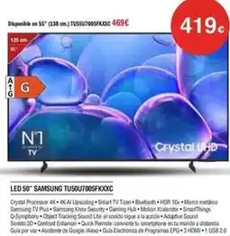 Milar Samsung - led 50 tusout7005fxxc oferta