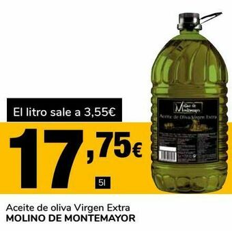 Supeco Aceite de oliva virgen extra molino de montemayor oferta