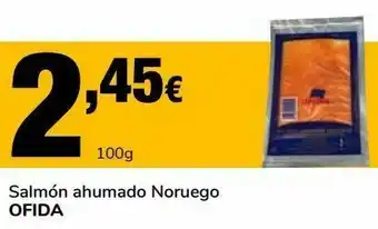 Supeco Salmón ahumado noruego ofida oferta