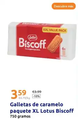 Action LOTUS Galletas de caramelo paquete XL Biscoff oferta