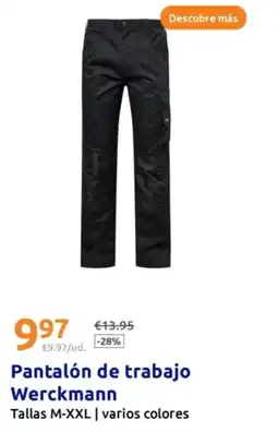Action WERCKMANN Pantalón de trabajo oferta