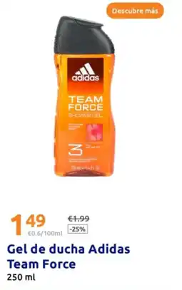 Action ADIDAS Gel de ducha Team Force oferta