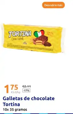 Action TORTINA Galletas de chocolate oferta