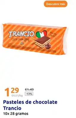 Action TRANCIO Pasteles de chocolate Trancio oferta