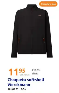 Action WERCKMANN Chaqueta softshell oferta