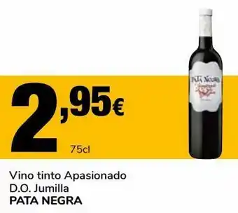 Supeco Vino tinto apasionado d.o. jumilla pata negra oferta