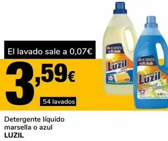 Supeco Detergente líquido marsella o azul luzil oferta
