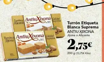 Gadis Turrón antiu xixona oferta