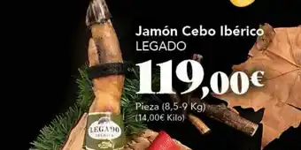 Gadis Jamón ibérico de cebo legado oferta
