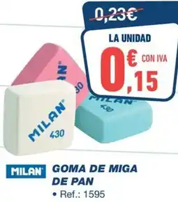 Bureau Vallée MILAN goma de miga de pan oferta