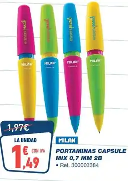 Bureau Vallée MILAN Portaminas capsule mix 0,7 mm 2b oferta