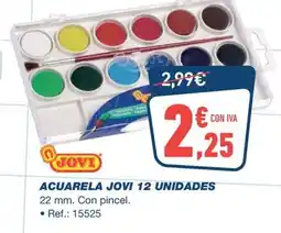 Bureau Vallée JOVI Acuarela 12 unidades oferta