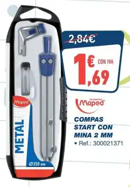 Bureau Vallée MAPED Compas start con mina 2 mm oferta