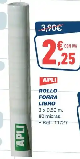 Bureau Vallée APLI Rollo forra libro oferta