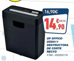 Bureau Vallée Up office- uod611 destructora de corte recto oferta