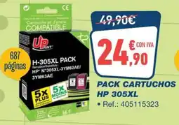 Bureau Vallée Pack cartuchos hp 305xl oferta