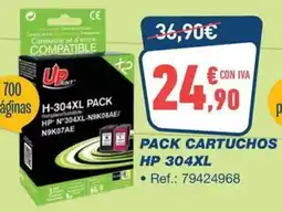 Bureau Vallée Pack cartuchos hp 304xl oferta