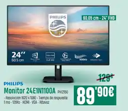 PCBox PHILIPS Monitor 24E1N1100A PHI2150 oferta