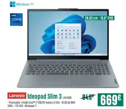 PCBox LENOVO Ideapad Slim 3 LW4896 oferta