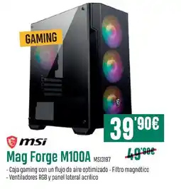 PCBox MSI Mag Forge M100A MS13197 oferta
