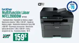 PCBox Multifunción Láser MFCL2800DW BRT1910 oferta