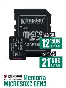 PCBox KINGSTON Memoria microsdxc gen3 oferta