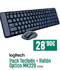 PCBox LOGITECH Pack Teclado + Ratón Óptico MK220 LOG838 oferta
