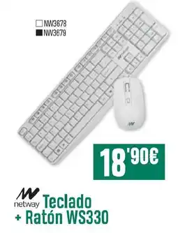 PCBox Teclado + Ratón WS330 oferta