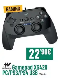 PCBox Gamepad XG420 PC/PS3/PS4 USB NW 3747 oferta