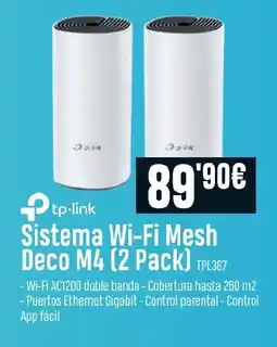 PCBox TP-LINK Sistema Wi-Fi Mesh Deco M4 (2 Pack) TPL387 oferta