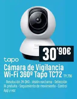 PCBox TAPO Cámara de Vigilancia Wi-Fi 360° Tapo TC72 TPL.796 oferta