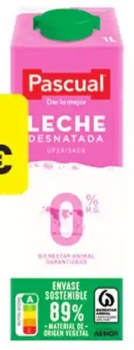 Hiperber PASCUAL Leche desnatada oferta