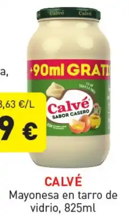 Hiperber CALVÉ Mayonesa en tarro de vidrio oferta