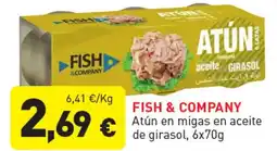 Hiperber FISH & COMPANY Atún en migas en aceite de girasol oferta