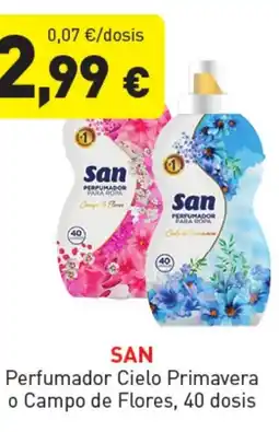 Hiperber SAN Perfumador Cielo Primavera o Campo de Flores, 40 dosis oferta