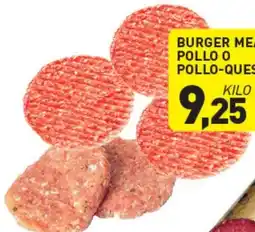 Hiperber Burger meat pollo o pollo-queso oferta