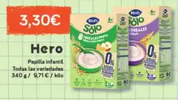 Hiperber HERO Papilla infantil Todas las variedades oferta