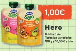 Hiperber HERO Bolsita fruta Todas las variedades oferta