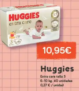 Hiperber HUGGIES Extra care talla 3 oferta