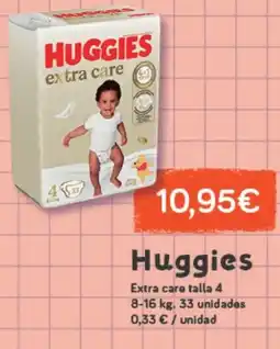 Hiperber HUGGIES Extra care talla 4 oferta