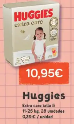 Hiperber HUGGIES Extra care talla 5 oferta