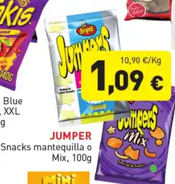 Hiperber JUMPER Snacks mantequilla o Mix oferta