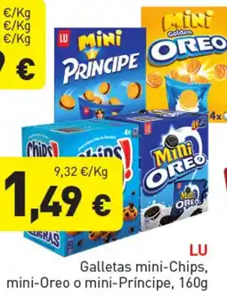 Hiperber LU Galletas mini-Chips, mini-Oreo o mini-Príncipe oferta