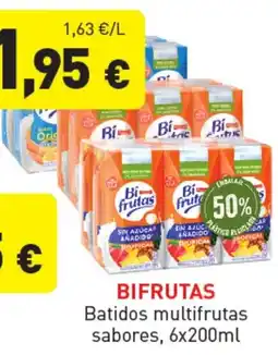Hiperber BIFRUTAS Batidos multifrutas sabores oferta