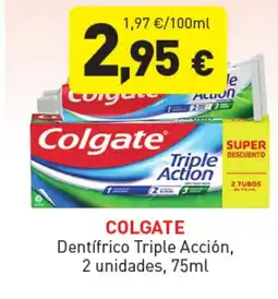 Hiperber COLGATE Dentifrico Triple Acción, oferta