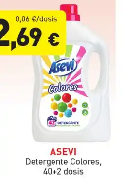 Hiperber ASEVI Detergente Colores, 40+2 dosis oferta