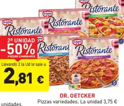 Hiperber DR. OETCKER Pizzas oferta